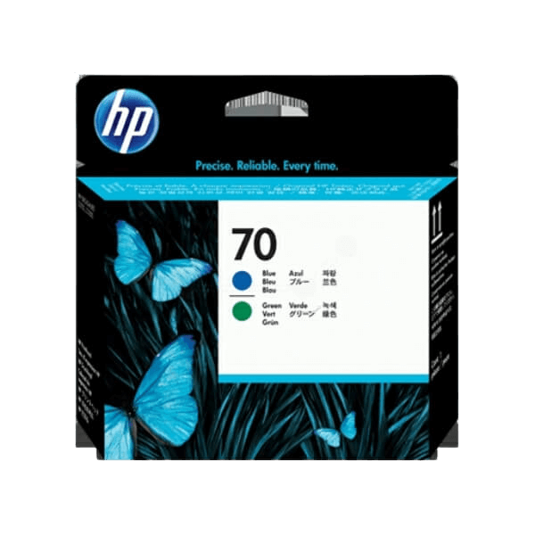 HP 70 cyan original printhoved 130 ml. (C9408A)