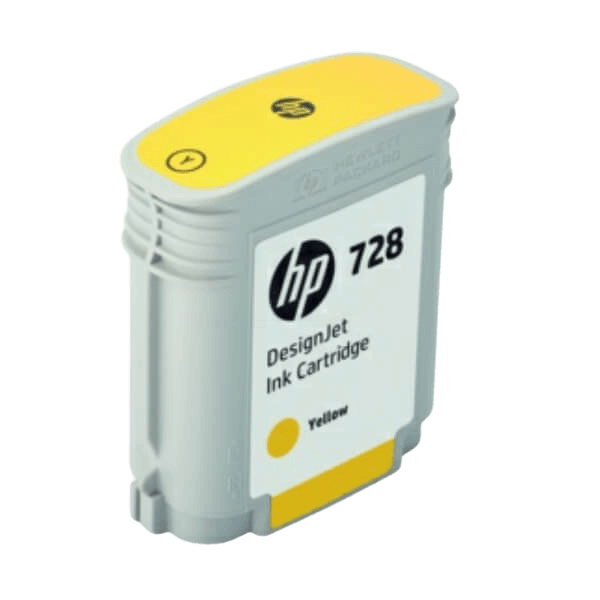 HP 728 gul original blækpatron (F9J61A)