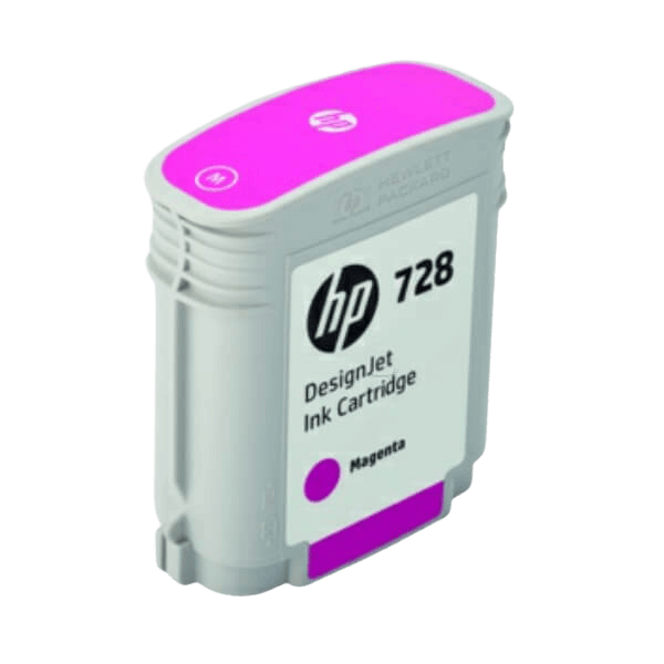 HP 728 magenta original blækpatron 40 ml. (F9J62A)