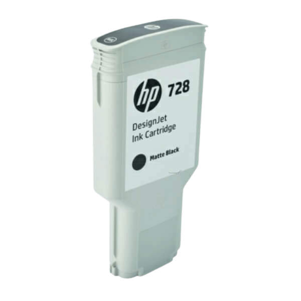 HP 728 XL mat sort original blækpatron 300 ml. (F9J68A)