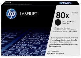 HP 80X XL sort original toner 6900 sider (CF280X)