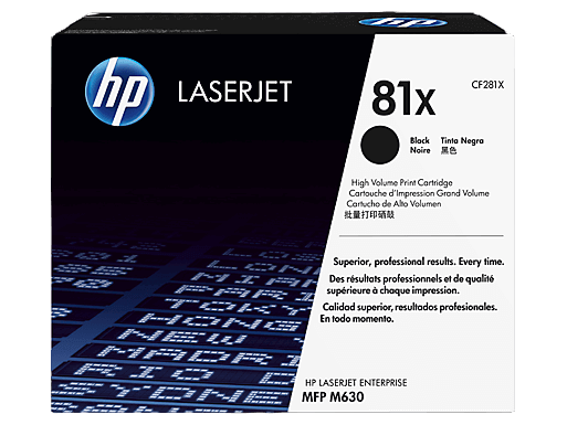 HP 81X XL sort original toner 25000 sider (CF281X)