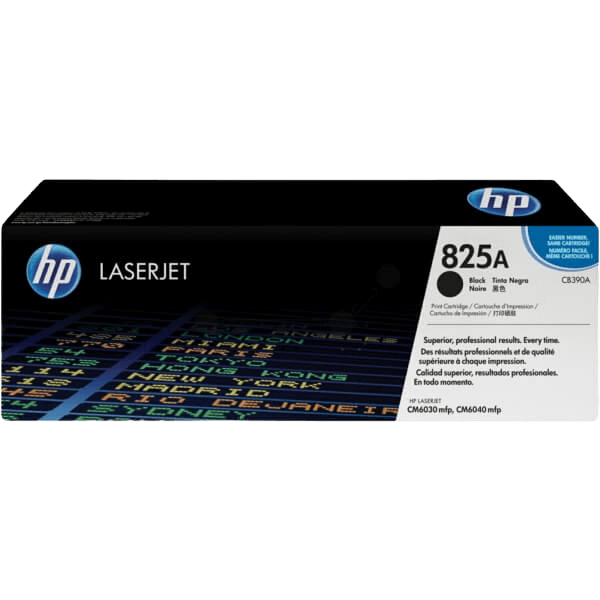 HP 825A sort original toner 19500 sider (CB390A)