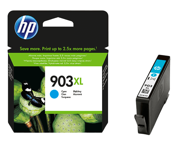 HP 903 XL cyan original blækpatron 825 sider (T6M03AE)
