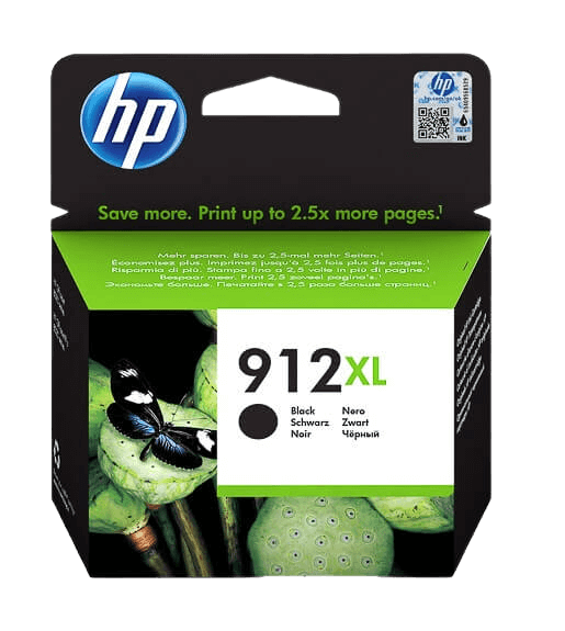 HP 912XL sort original blækpatron 825 sider (3YL84AE)