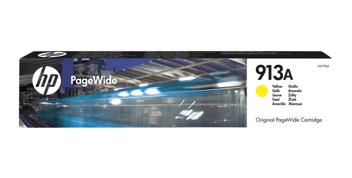 HP 913A gul original blækpatron 3000 sider (F6T79AE)