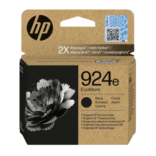 HP 924E XL sort original blækpatron 1000 sider (4K0V0NE)