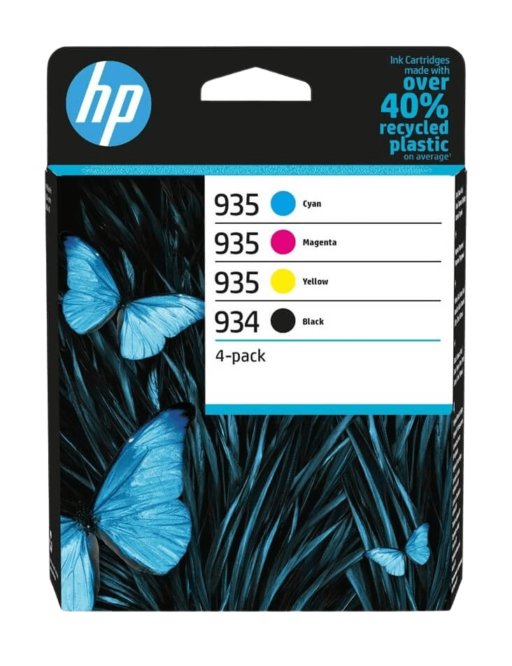 HP 934 + 935 CMYK original multipack 1600 sider (6ZC72AE)