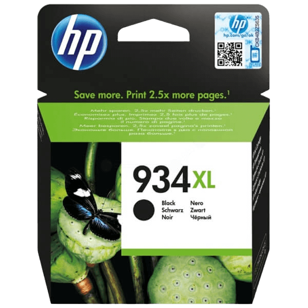 HP 934 XL sort original blækpatron 1000 sider (C2P23AE)