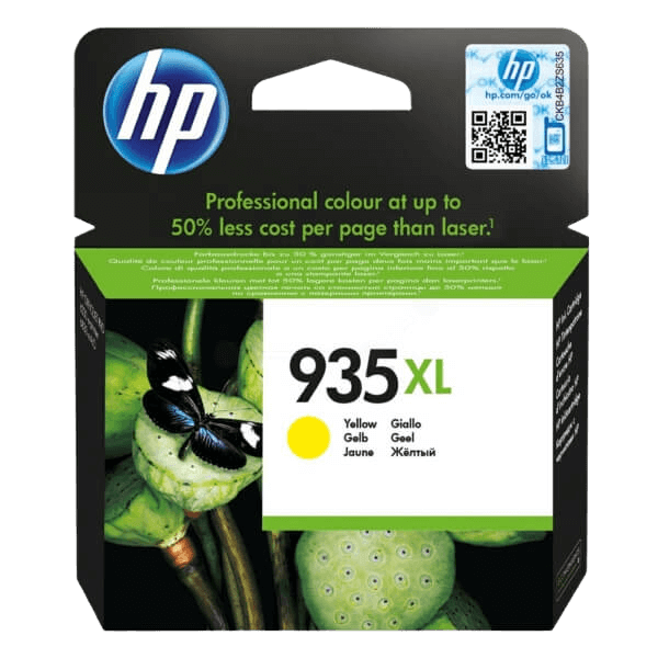 HP 935 XL gul original blækpatron 825 sider (C2P26AE)