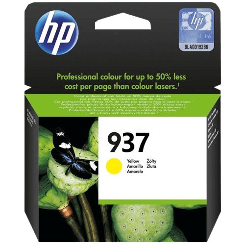 HP 937 gul original blækpatron 800 sider (4S6W4NE)