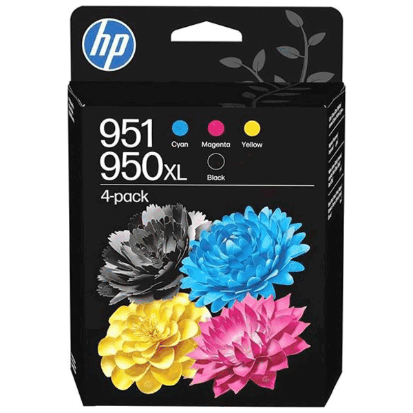 HP 950XL + 951CMY CMYK original multipack 2300 + 700 x3 sider (C3WK1AE)