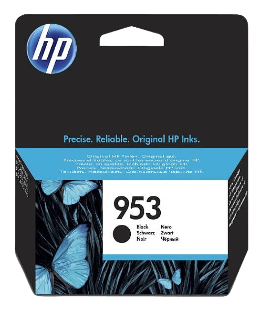HP 953 sort original blækpatron 900 sider (L0S58AE)