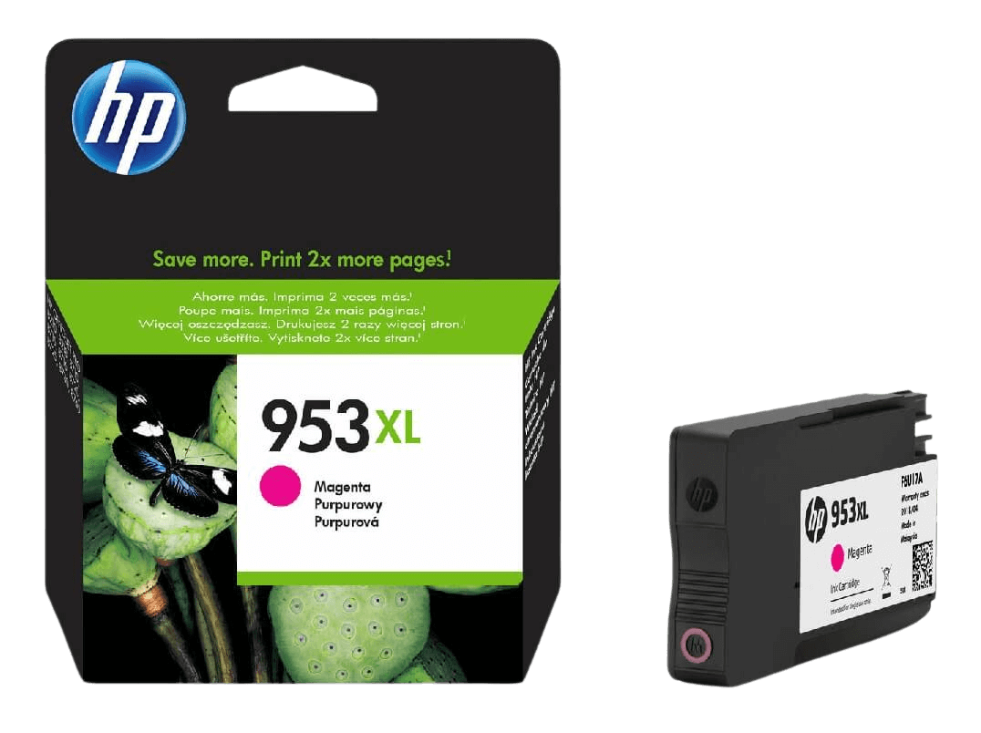 HP 953 XL magenta original blækpatron 1450 sider (F6U17AE)