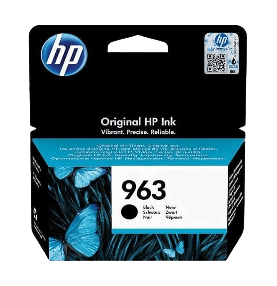 HP 963 sort original blækpatron 1000 sider (3JA26AE)