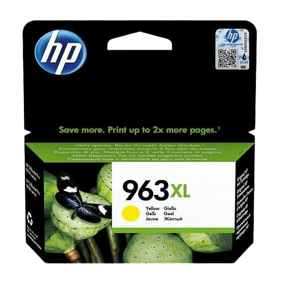 HP 963XL gul original blækpatron 1600 sider (3JA29AE)