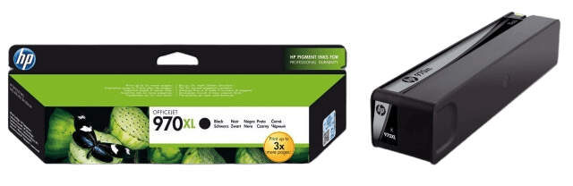 HP 970 XL sort original blækpatron 9200 sider (CN625AE)