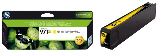 HP 971 XL gul original blækpatron 6600 sider (CN628AE)