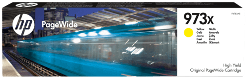 HP 973X XL gul original blækpatron 7000 sider (F6T83AE)