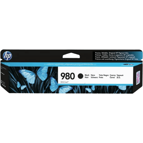 HP 980 sort original blækpatron 10000 sider (D8J10A)