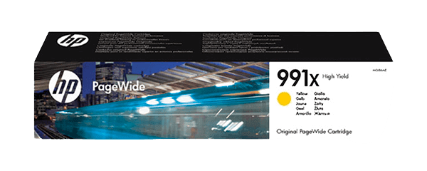 HP 991X XL gul original blækpatron 16000 sider (M0J98AE)