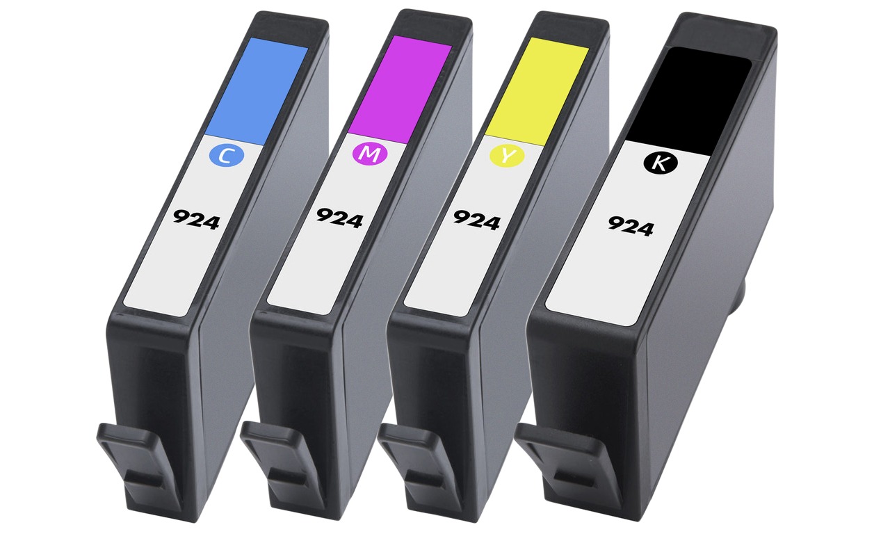 HP 924E XL 4 stk. rabatpakke blækpatron 3400 sider - kompatibel