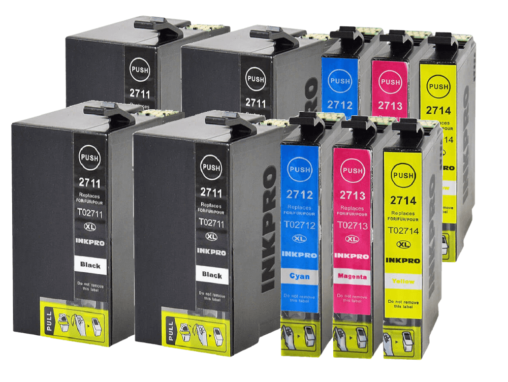 Epson 27 XL 10 stk. rabatpakke blækpatron 198,8 ml. - kompatibel