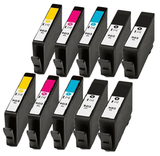 HP 903 XL 10 stk. rabatpakke blækpatron 158 ml. - kompatibel