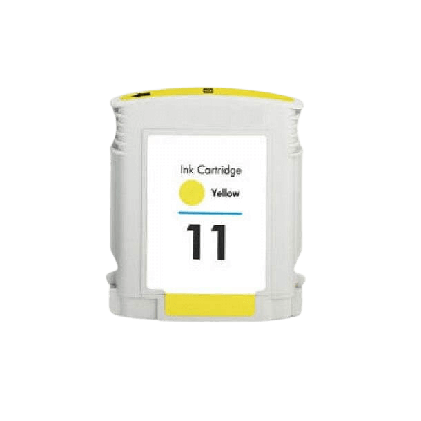 Kompatibel HP 11 gul blækpatron 28 ml. (C4838A)