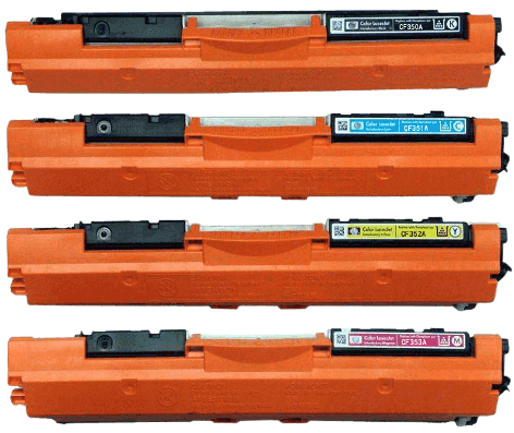 HP 130A 4 stk. rabatpakke toner 4300 sider - kompatibel