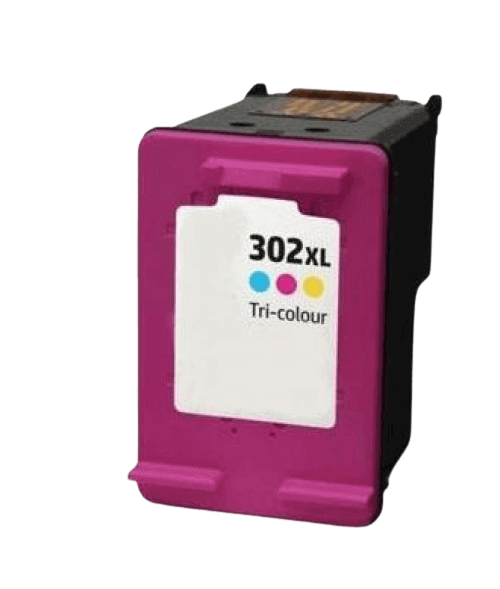 Kompatibel HP 302XL CMY blækpatron 13 ml. (F6U67AE)