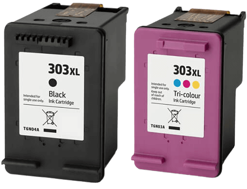 HP 303XL - T6N04AE + T6N03AE 2 stk. rabatpakke blækpatron 36 ml. - kompatibel