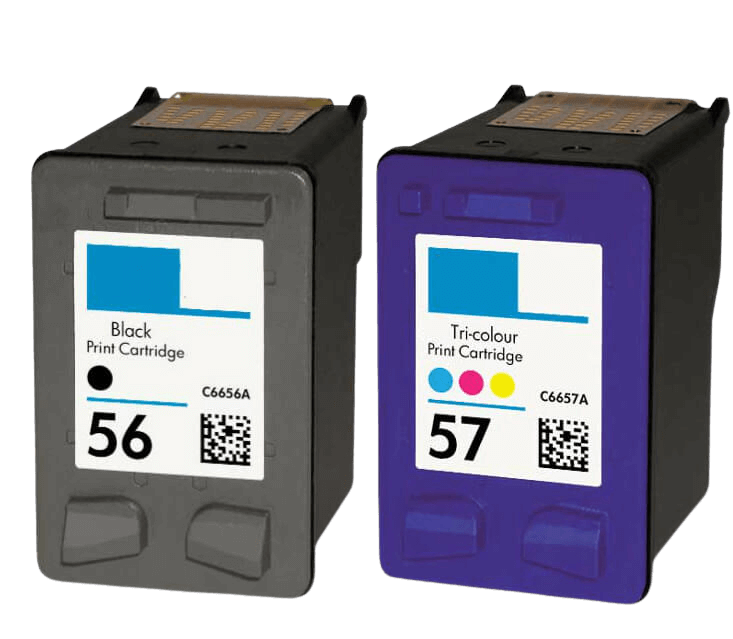 HP 56 + 57 - C6657AE XL 2 stk. rabatpakke blækpatron 43 ml. - kompatibel