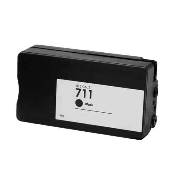 Kompatibel HP 711 sort blækpatron 80 ml. (CZ133A)