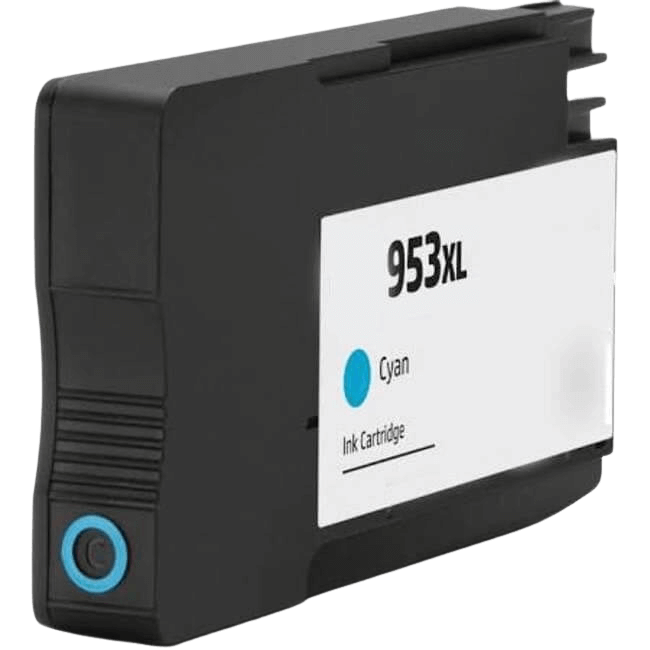 Kompatibel HP 953XL cyan blækpatron 26 ml. (F6U16AE)