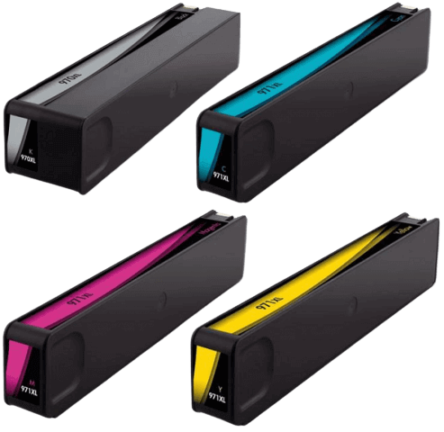 HP 970 XL 4 stk. rabatpakke blækpatron 29000 sider - kompatibel