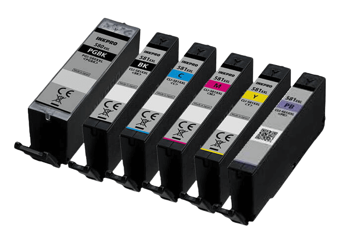 Canon PGI-580 XXL 6 stk. rabatpakke blækpatron 86 ml. - kompatibel