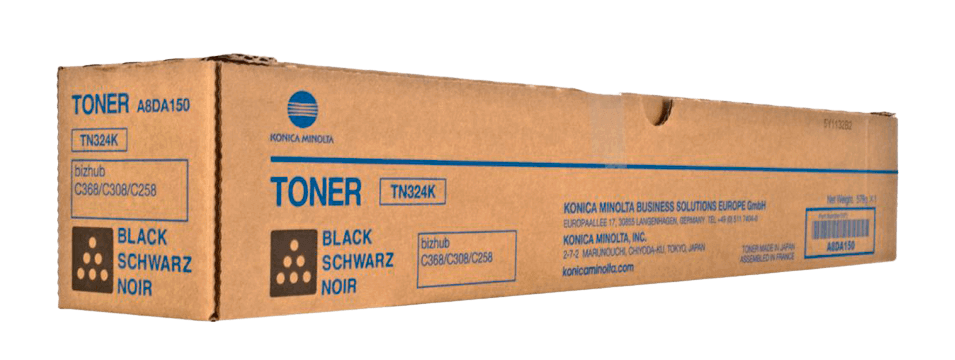 Konica Minolta TN324BK sort original toner 28000 sider (A8DA150)