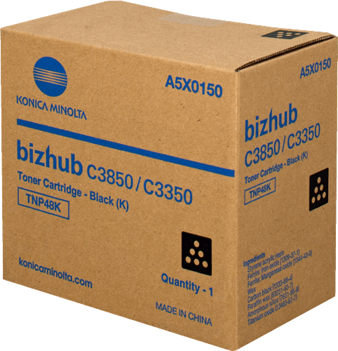 Konica Minolta TNP-48K sort original toner 10000 sider (A5X0150)