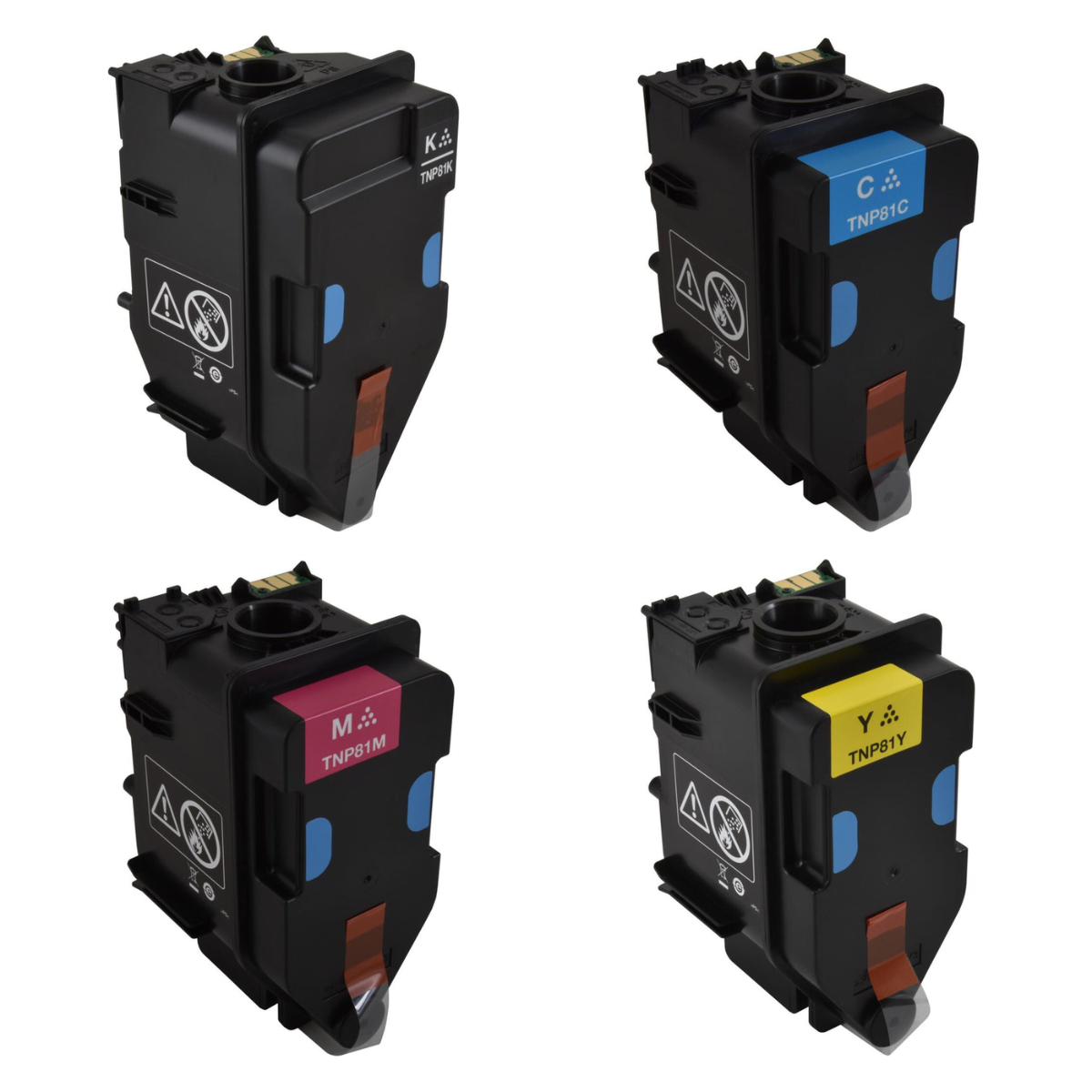 Konica Minolta TNP-81 4 stk. rabatpakke toner 40000 sider - kompatibel