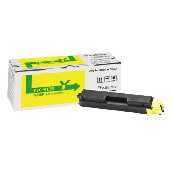 Kyocera TK-5135Y gul original toner 5000 sider (1T02PAANL0)