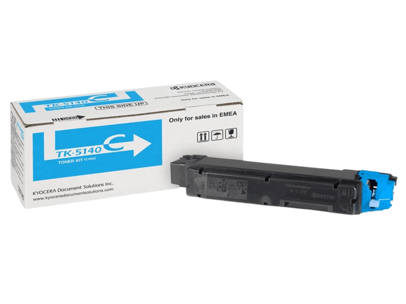 Kyocera TK-5140C cyan original toner 5000 sider (1T02NRCNL0)