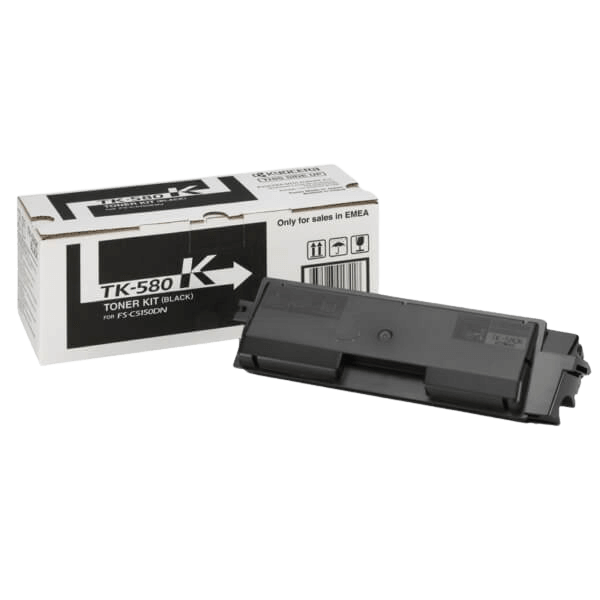 Kyocera TK-580K sort original toner 3500 sider (1T02KT0NL0)