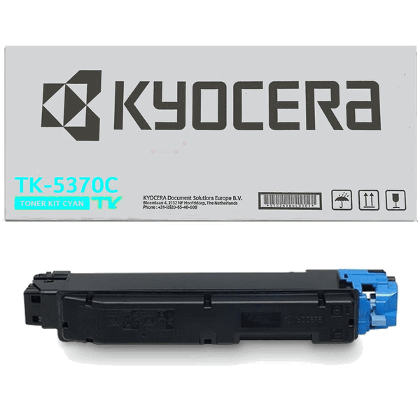 Kyocera TK5370C cyan original toner 5000 sider (1T02YJCNL0)