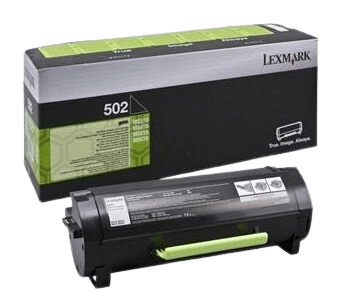 Lexmark 502 sort original toner 1500 sider (50F2000)