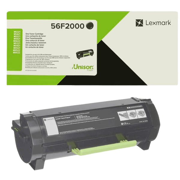 Lexmark 56F2000 sort original toner 6000 sider