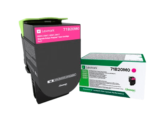 Lexmark 71B20M0 magenta original toner 2300 sider