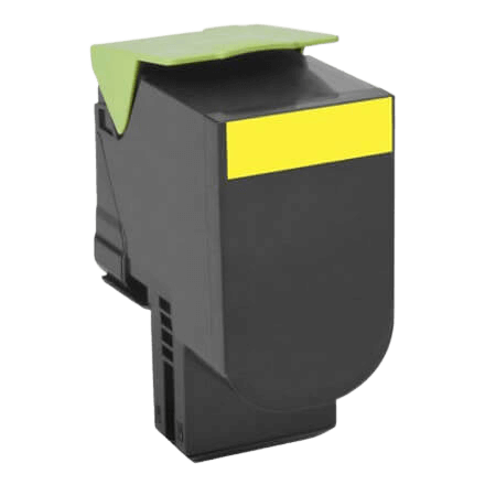 Lexmark 71B20Y0 gul kompatibel toner 2300 sider