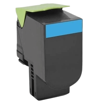 Lexmark 71B2HC0 XL cyan kompatibel toner 3500 sider