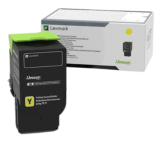 Lexmark 78C2XY0 XL gul original toner 5000 sider